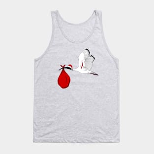 Christmas Delivery Bin Chicken Tank Top